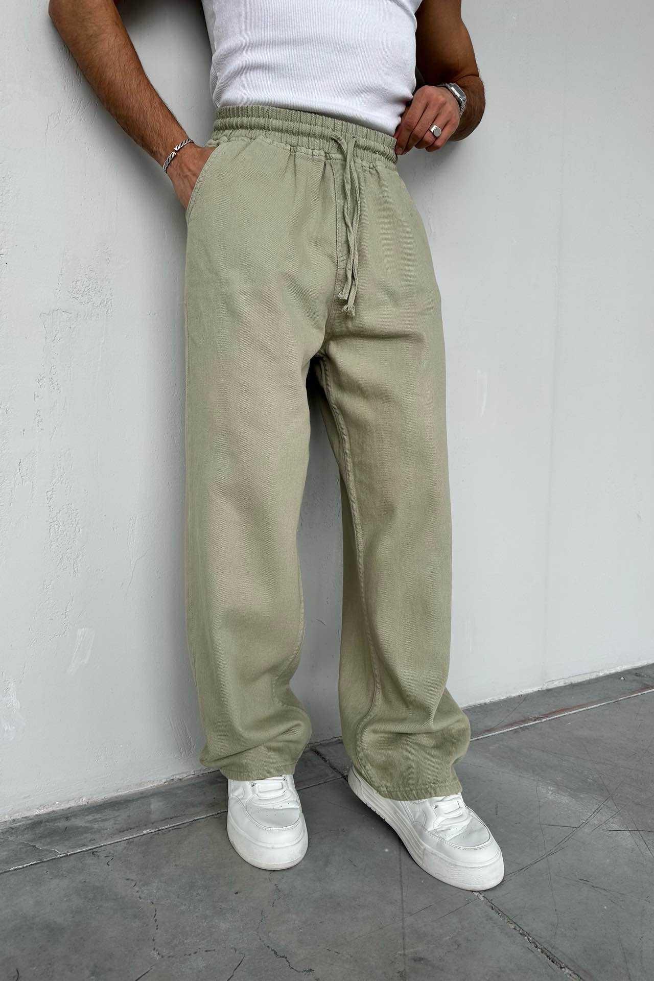 Wholesale Men's Khaki Baggy Pants 1504W26-PNT2870