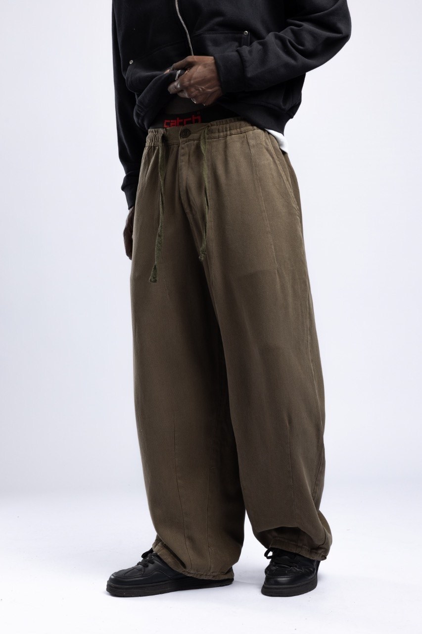 Wholesale Men's Khaki Baggy Pants 1503FW27-6390-11