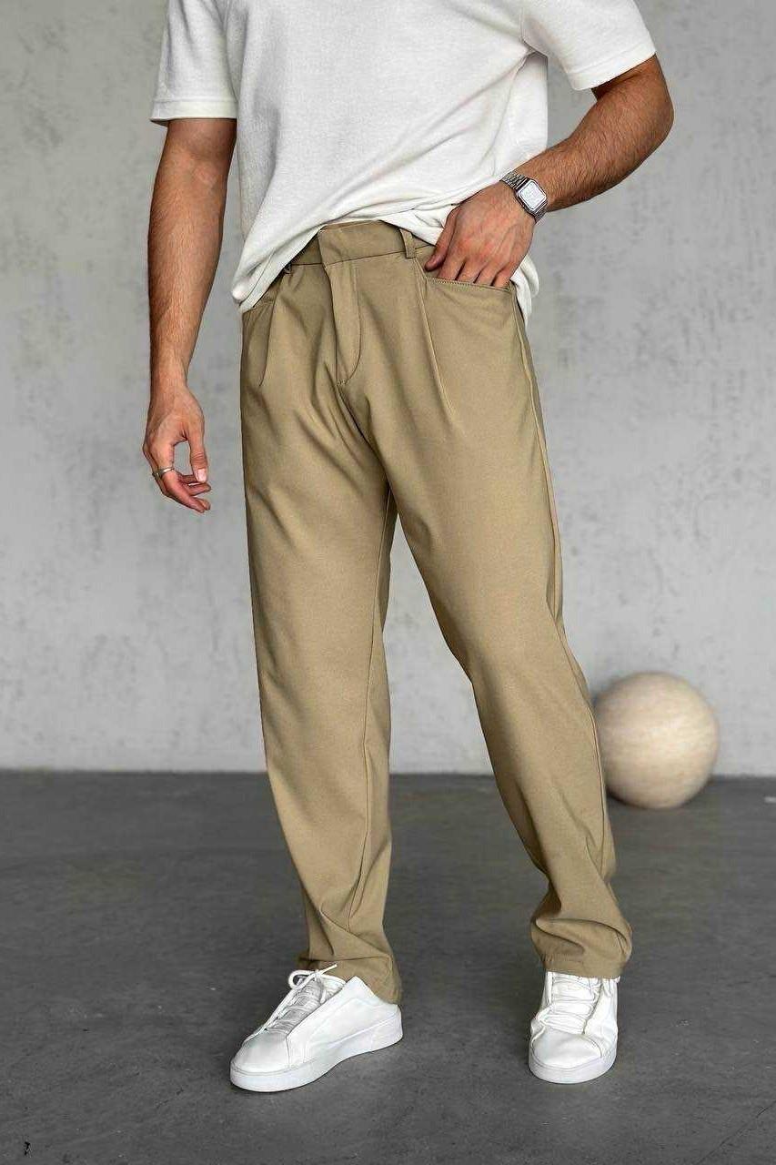 Wholesale Men's Khaki Baggy Pants 1504W26-PNT5067