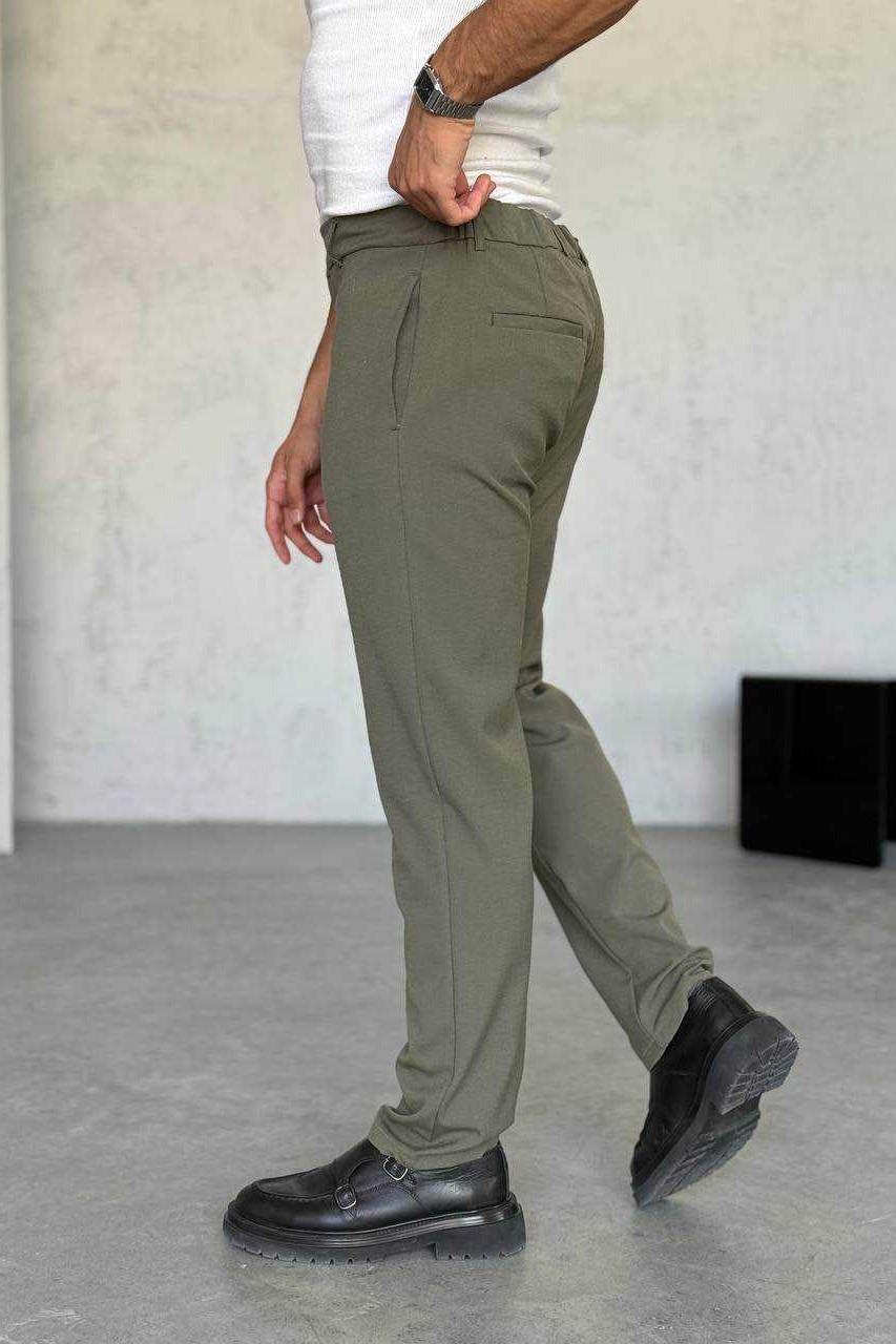 Wholesale Men's Khaki Regular Fit Pants 1504W26-PNT5085