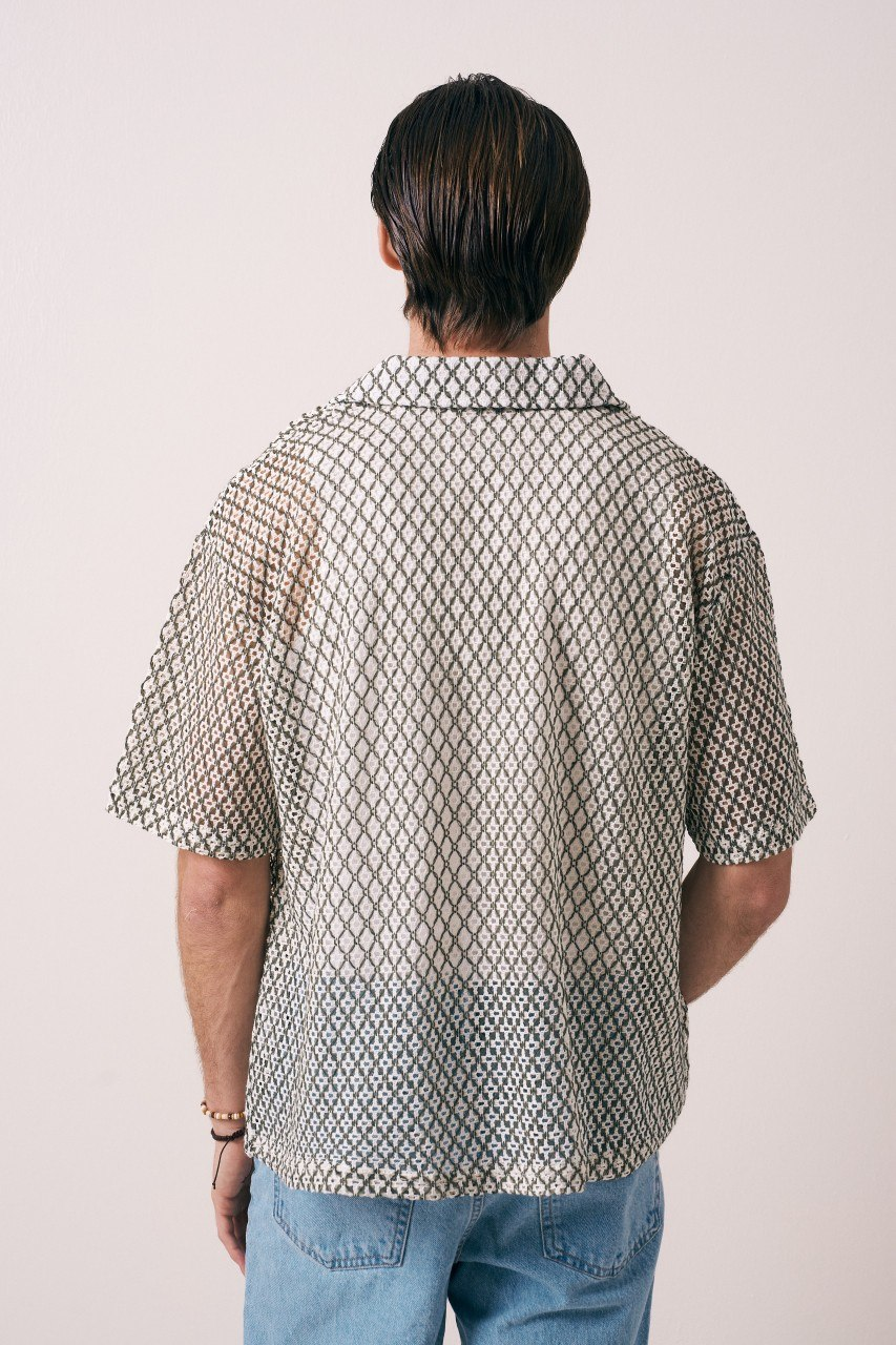 Wholesale Men's Khaki Shirt 1609W26-6372