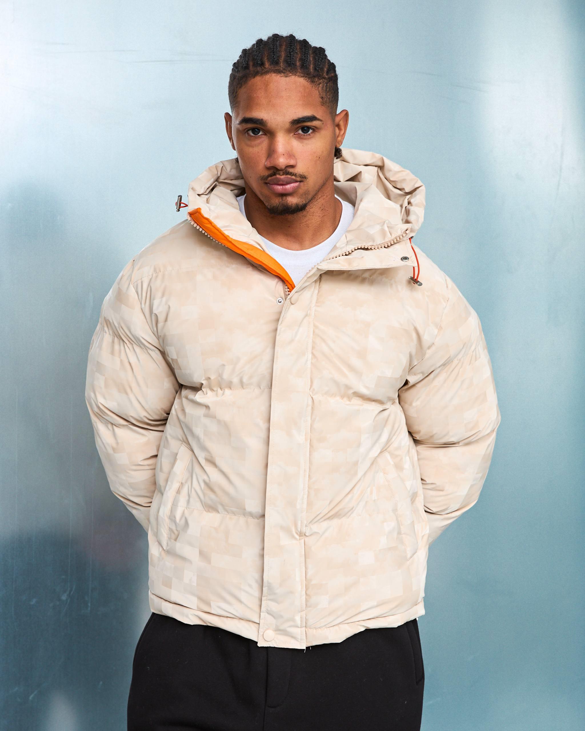 Wholesale Men's Light Beige Coat  1603W26-M1077