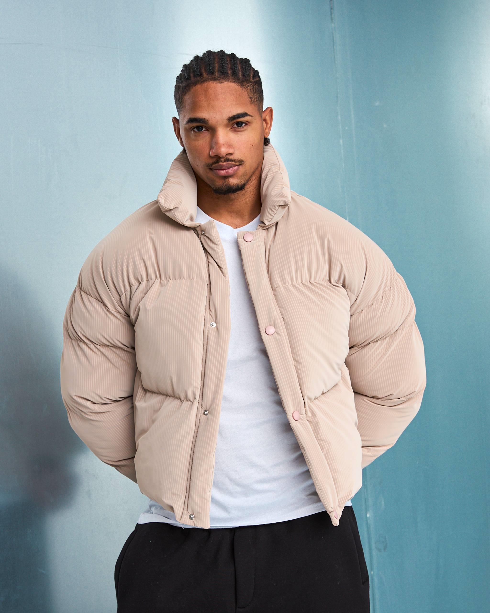 Wholesale Men's Light Beige Coat 1603W26-M1078