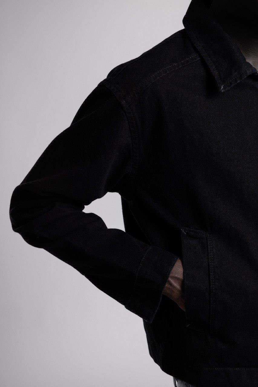 Wholesale Men's Light Black Jean Jacket  1503W26-4615