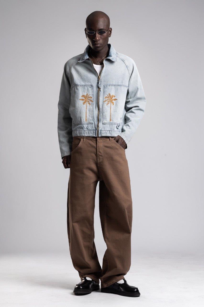 Wholesale Men's Light Blue Jean Jacket  1503W26-4598-1