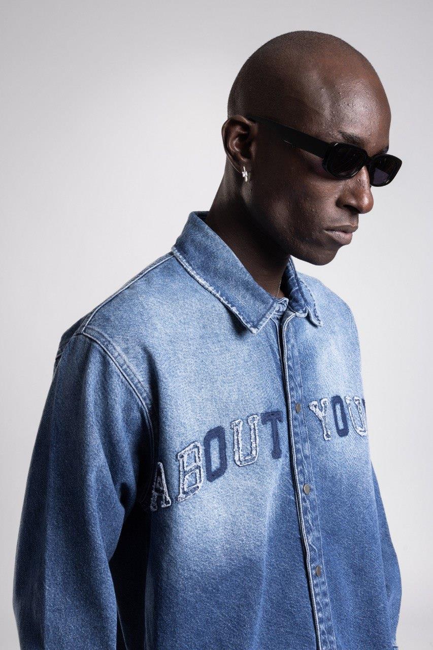 Wholesale Men's Light Blue Jean Jacket  1503W26-1791-1