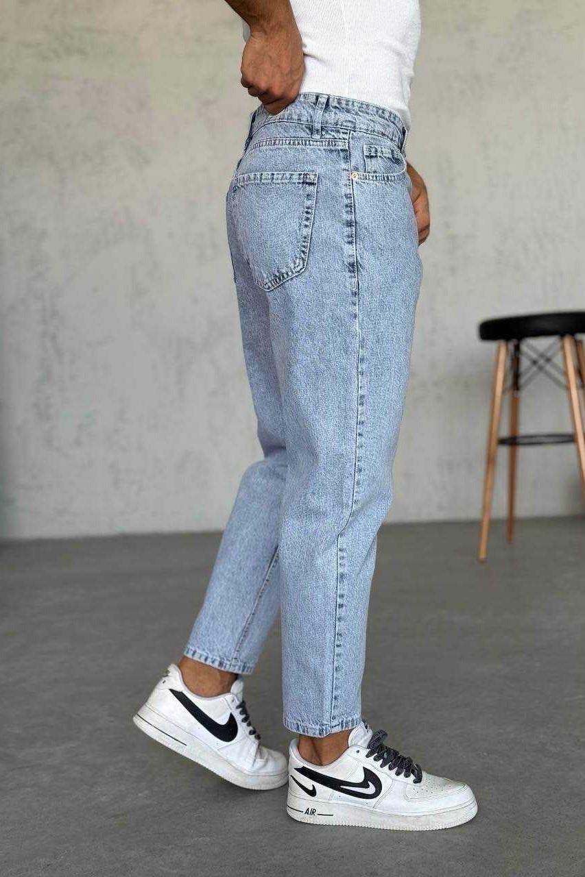 Wholesale Men's Light Blue Relaxed Fit Jeans 1504W26-PNT2231