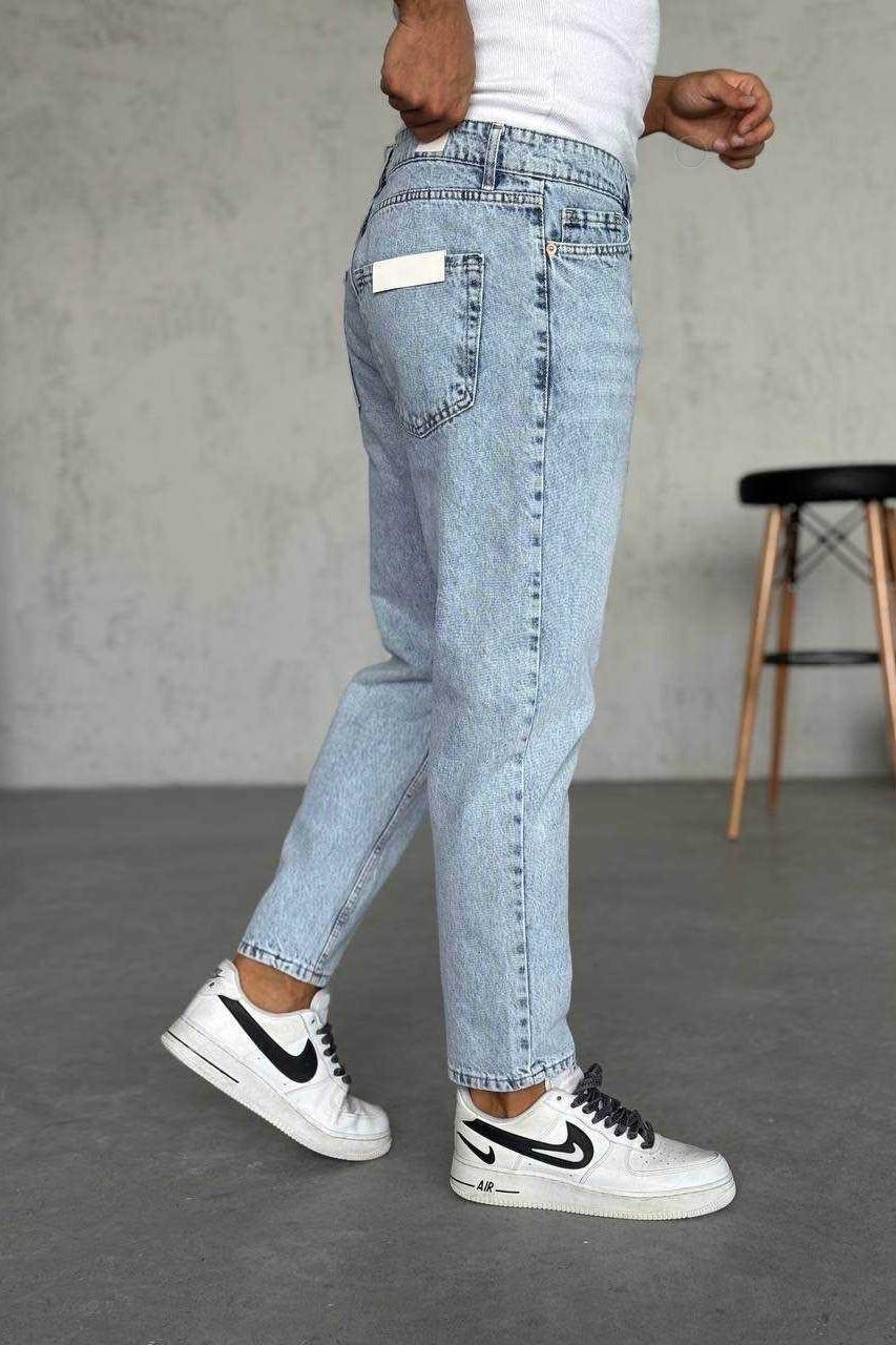 Wholesale Men's Light Blue Relaxed Fit Jeans 1504W26-PNT2297