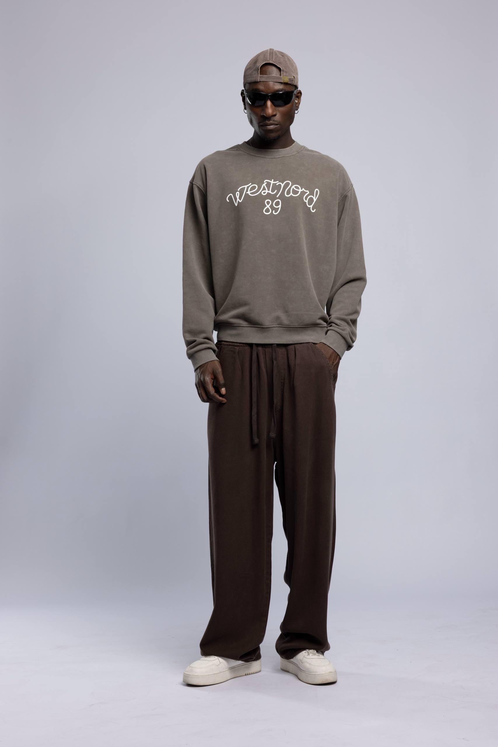 Wholesale Men's Mink Printed Sweatshirt  1503FW27-MRT-4633