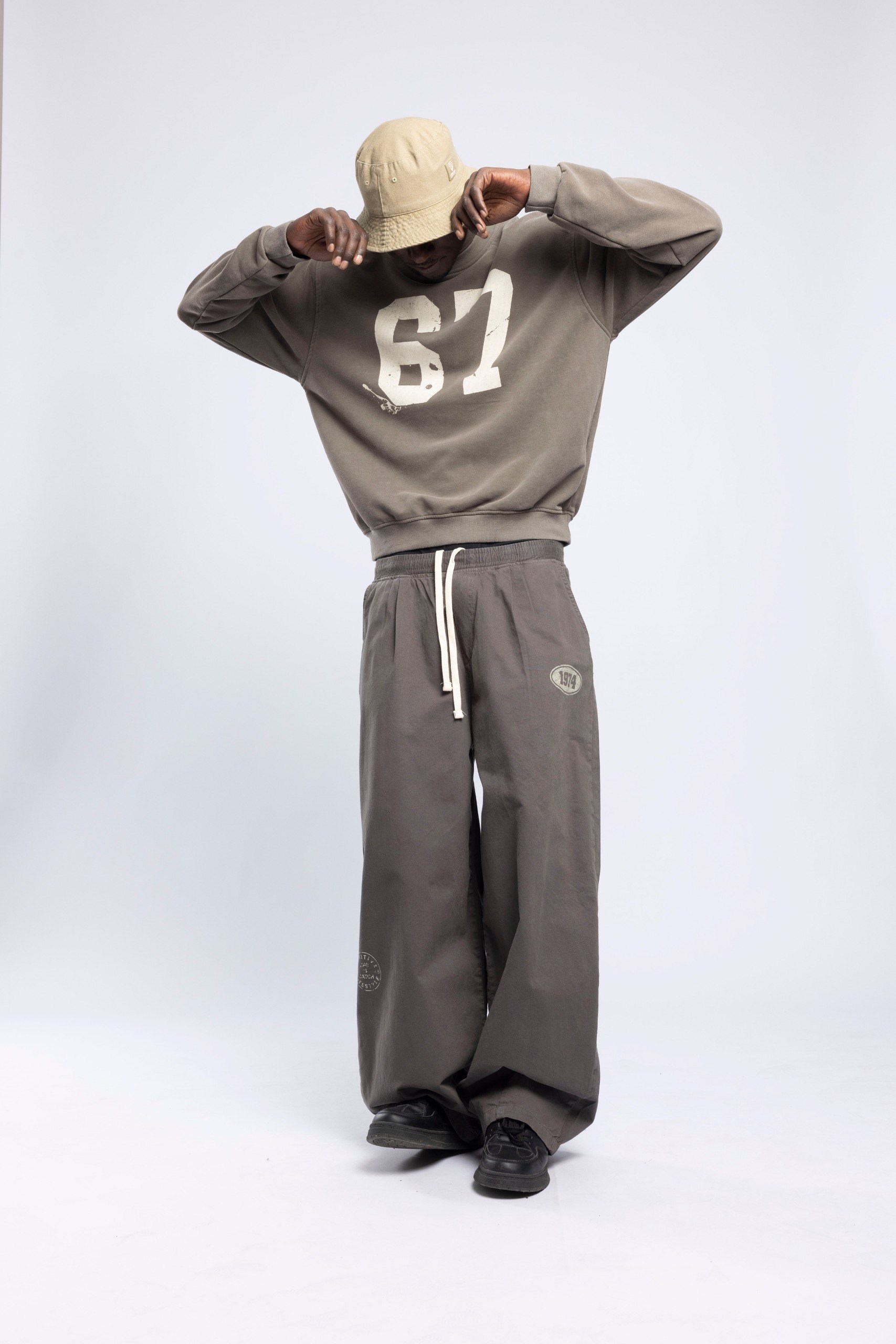 Wholesale Men's Mink Printed Sweatshirt  1503FW27-MRT-4634