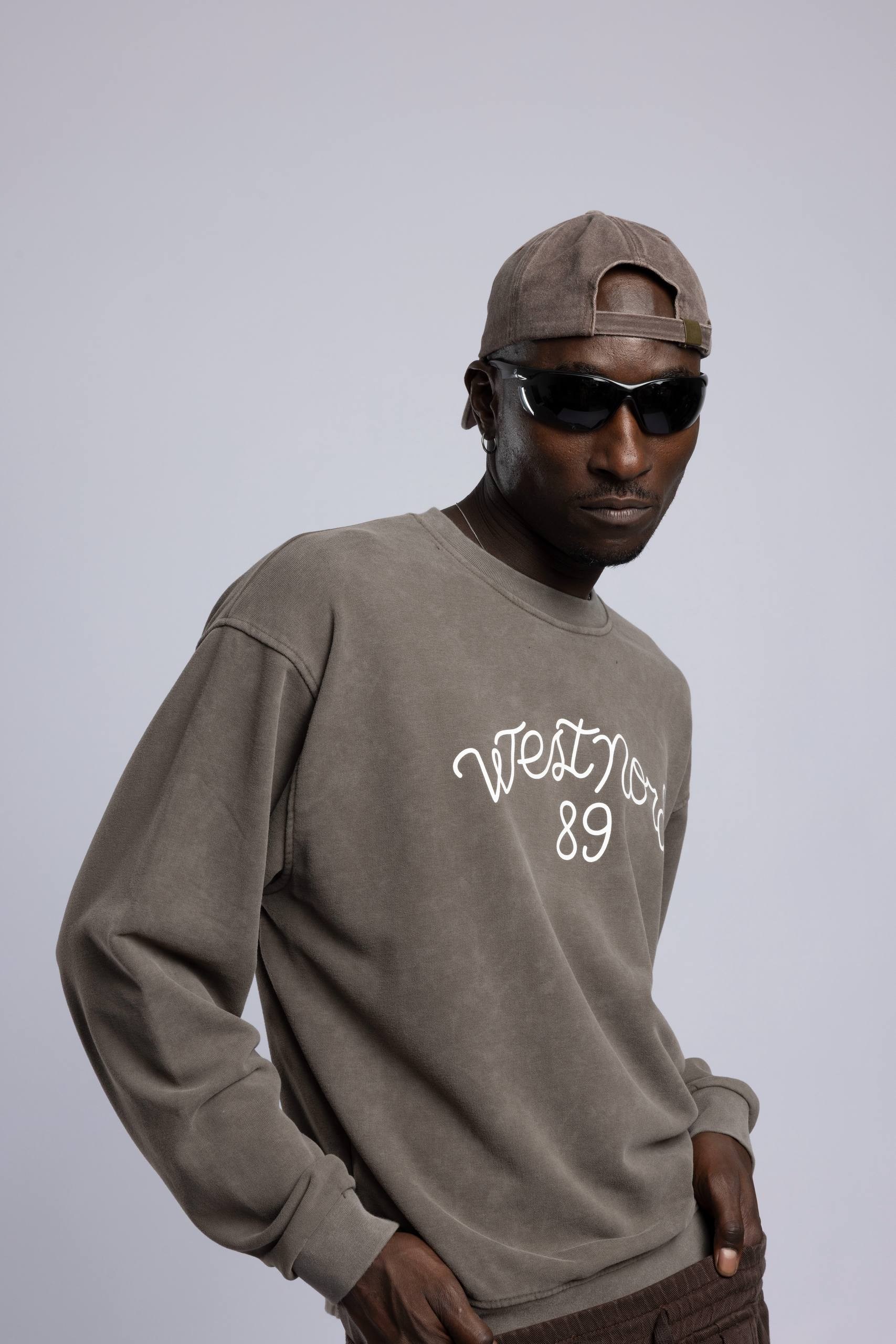 Wholesale Men's Mink Printed Sweatshirt  1503FW27-MRT-4633