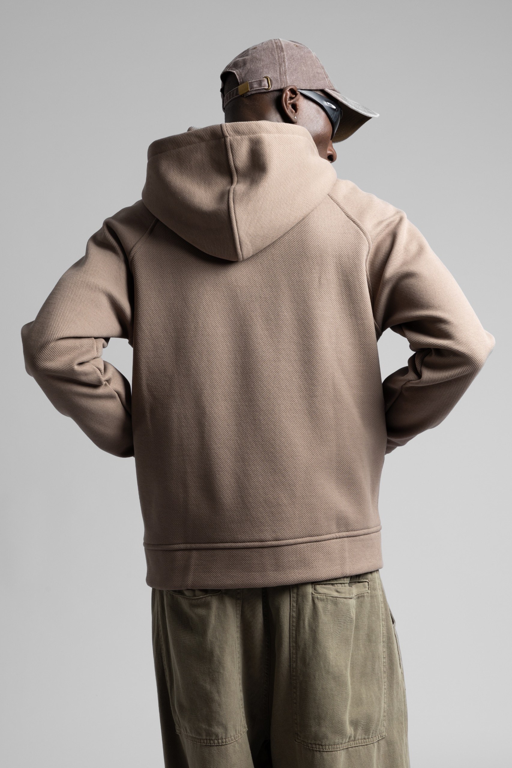 Wholesale Men's Mink Zip Sweatshirt  1503FW27-MRT-4628