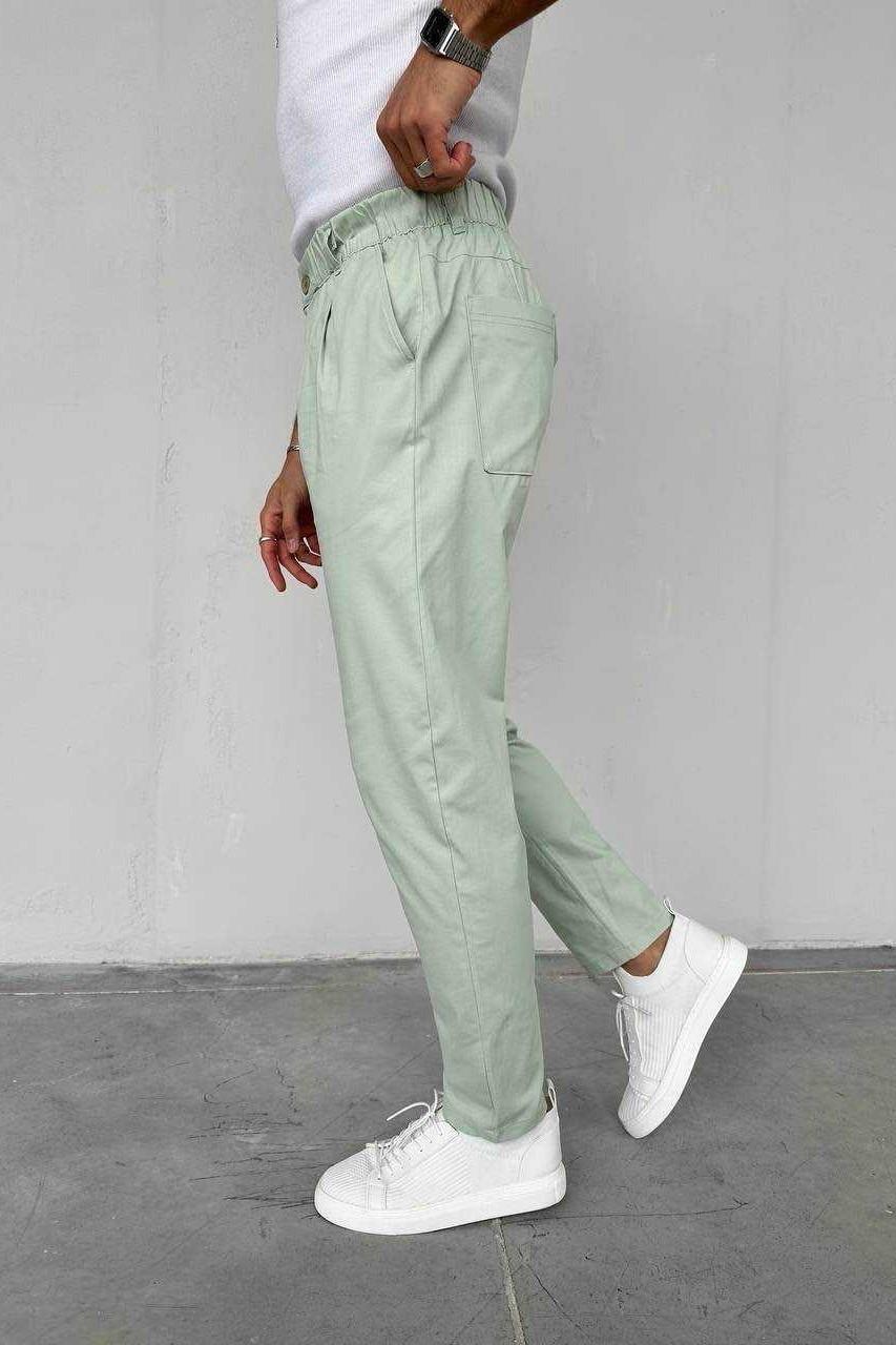Wholesale Men's Mint Regular Fit Pants 1504W26-PNT5002