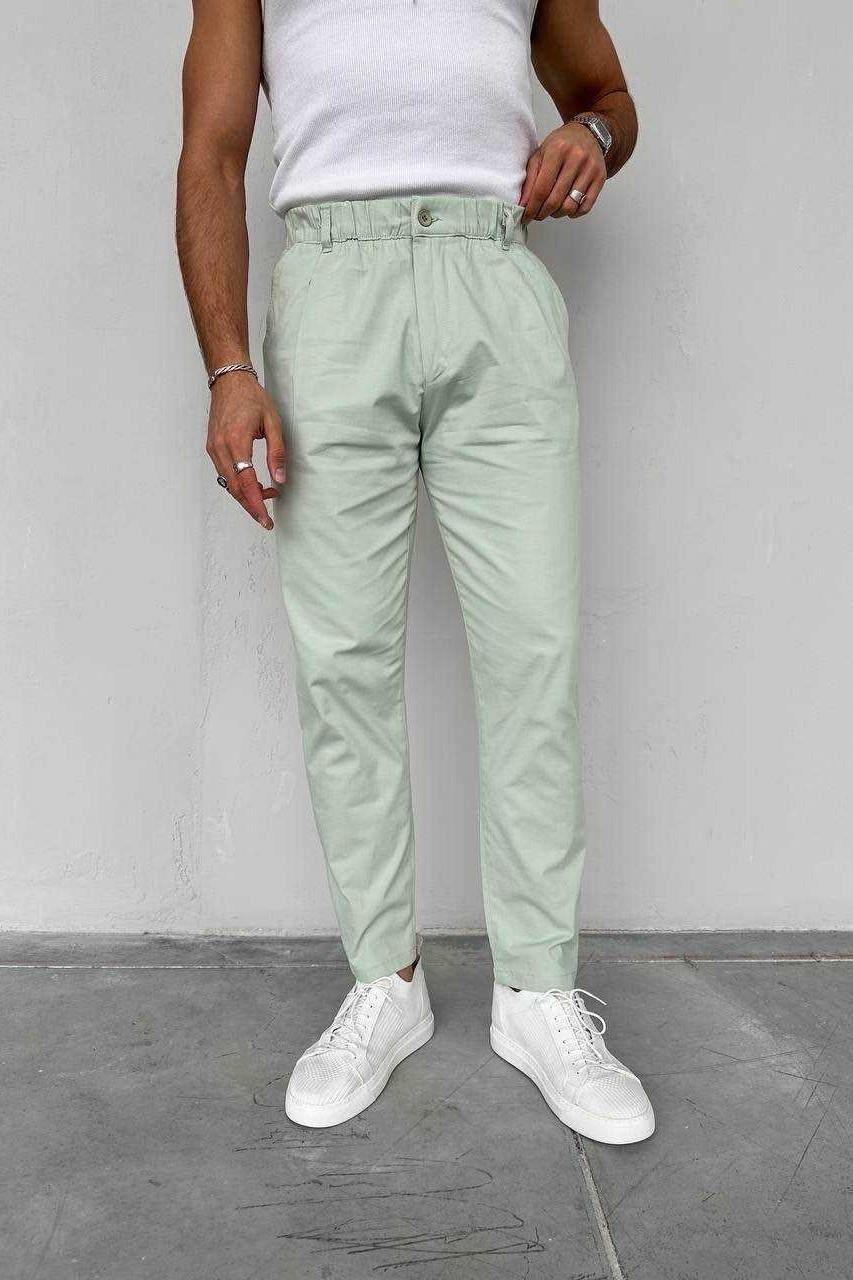 Wholesale Men's Mint Regular Fit Pants 1504W26-PNT5002