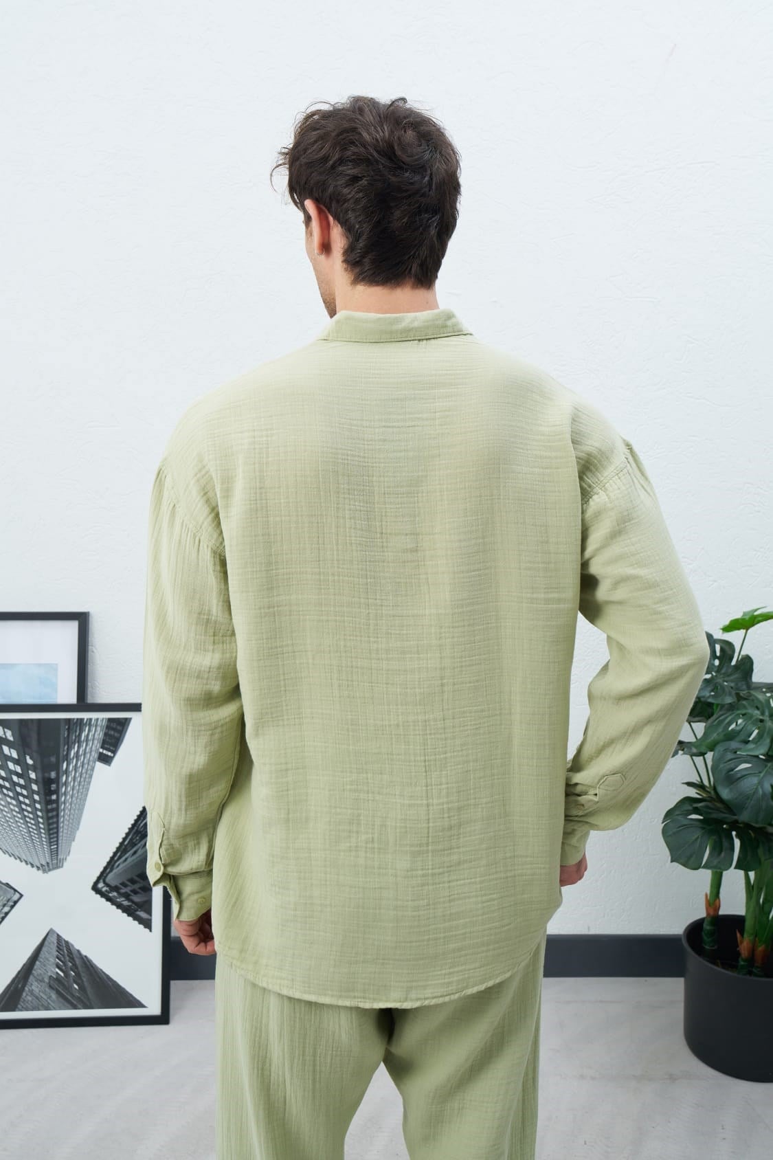 Wholesale Men's Mint Shirt 1601S26-2551