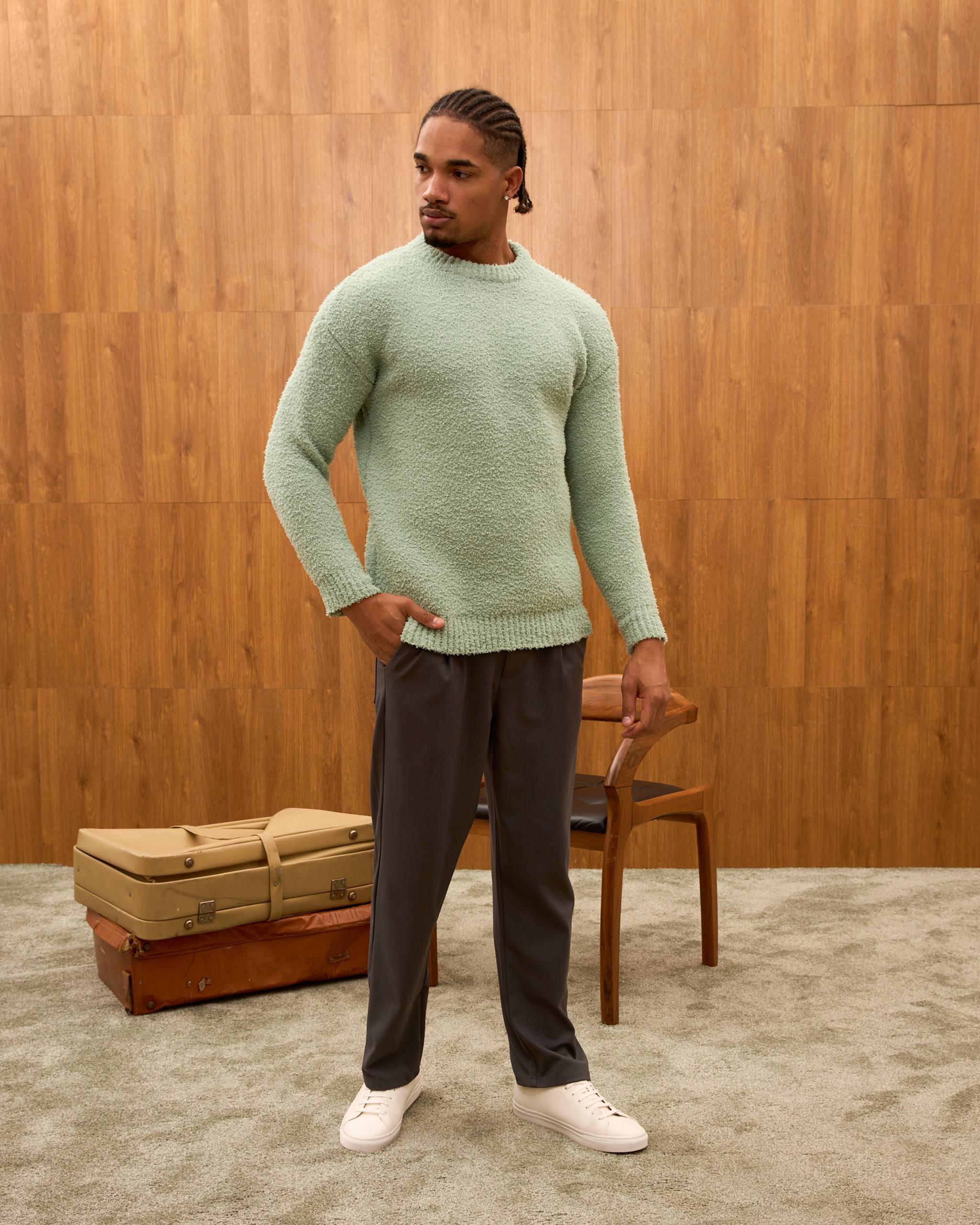 Wholesale Men's Mint Sweater 1603W26-25TK-021