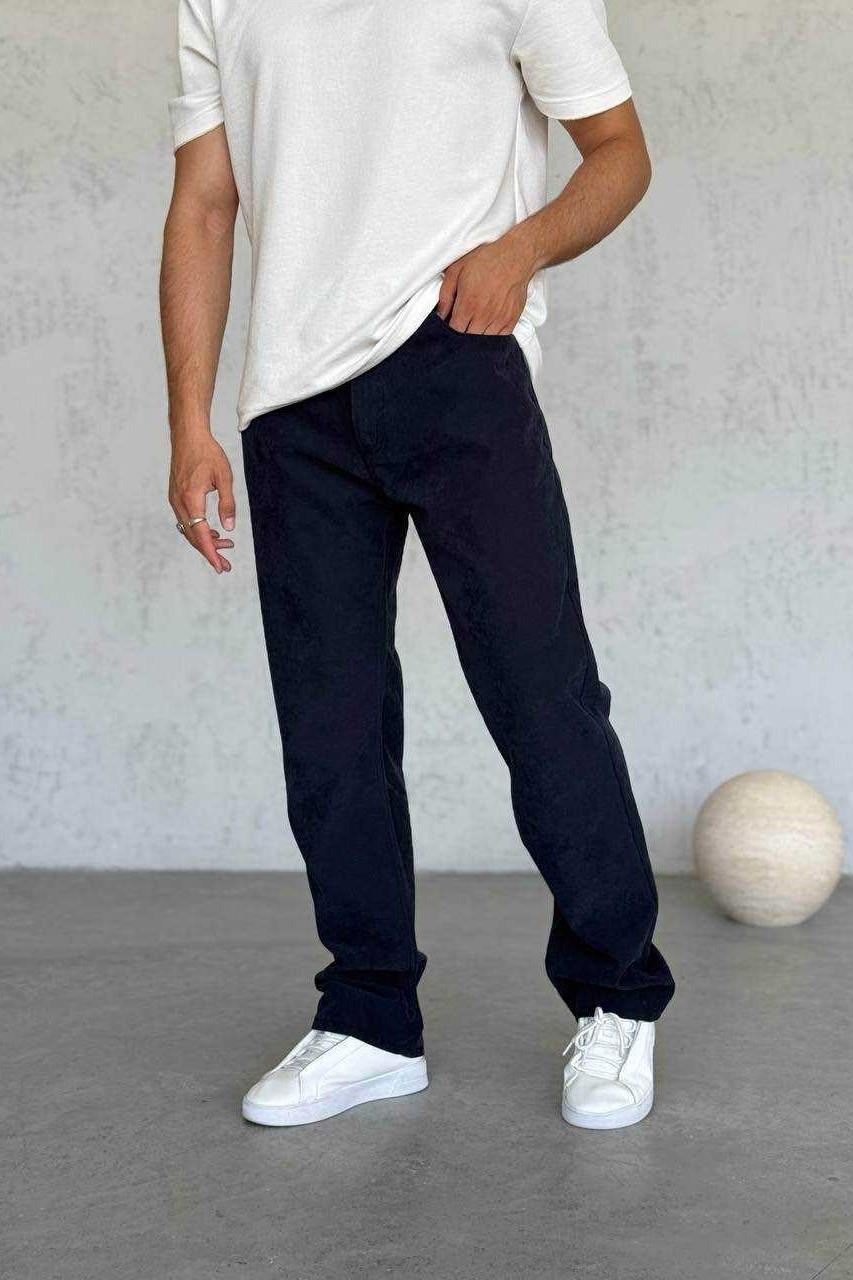 Wholesale Men's Navy Baggy Pants 1504W26-PNT3058