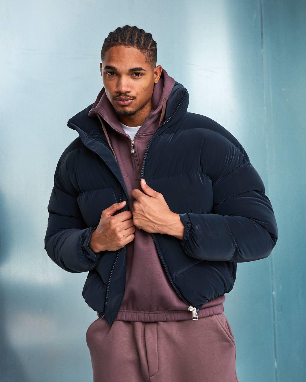 Wholesale Men's Navy Coat  1603W26-M1034 