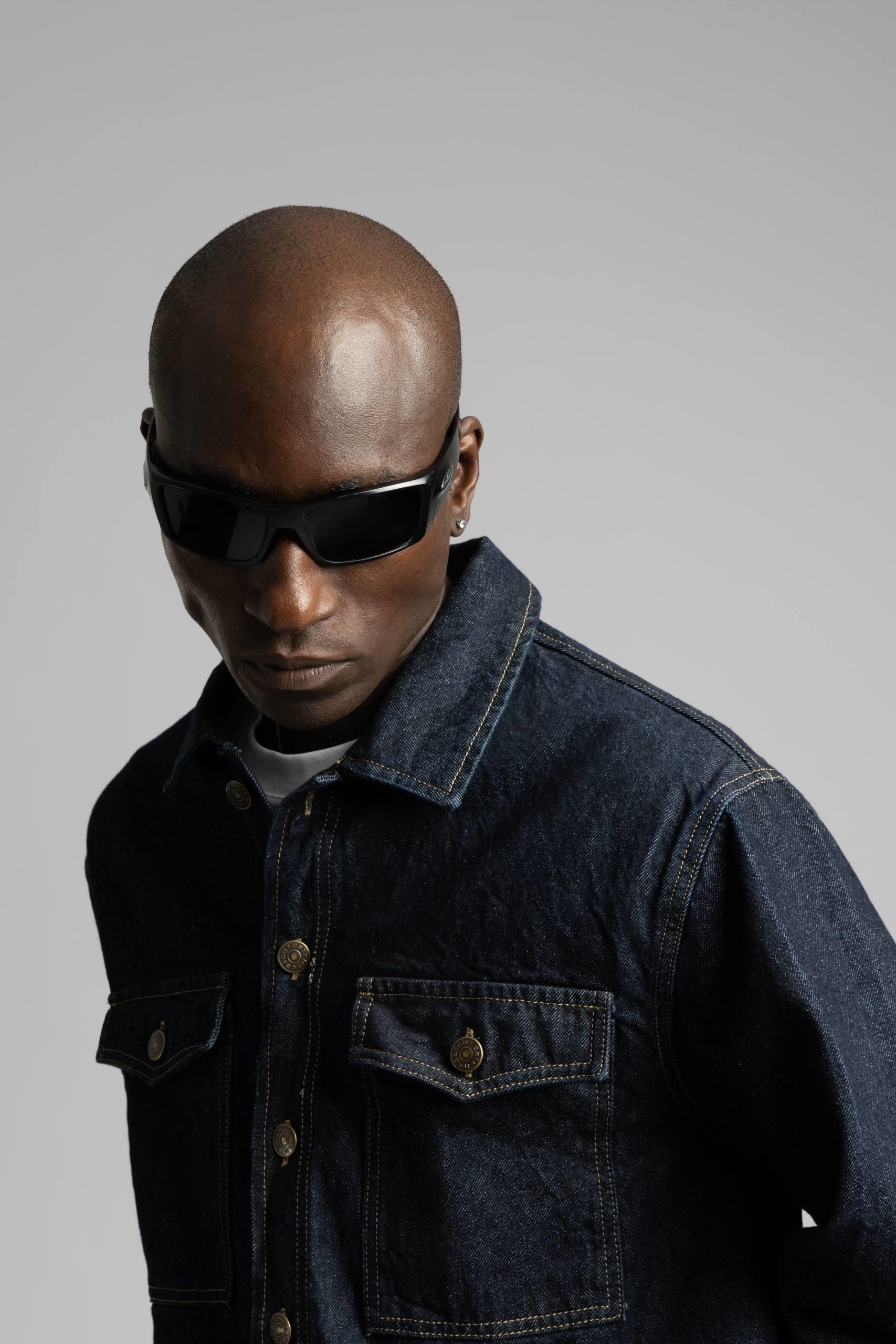 Wholesale Men's Navy Jean Jacket 1503W26-1799