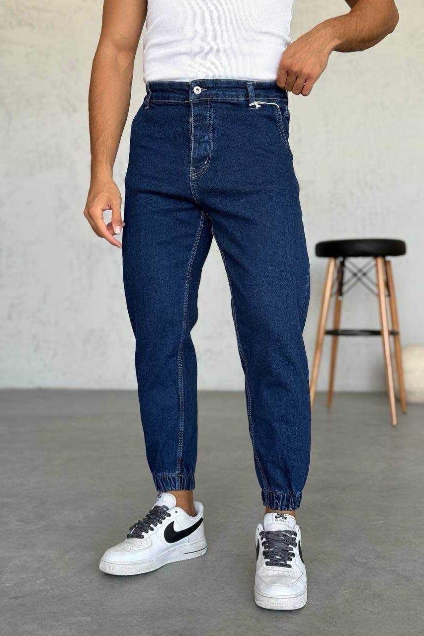 Wholesale Men's Navy Jogger Jeans 1504W26-PNT2744