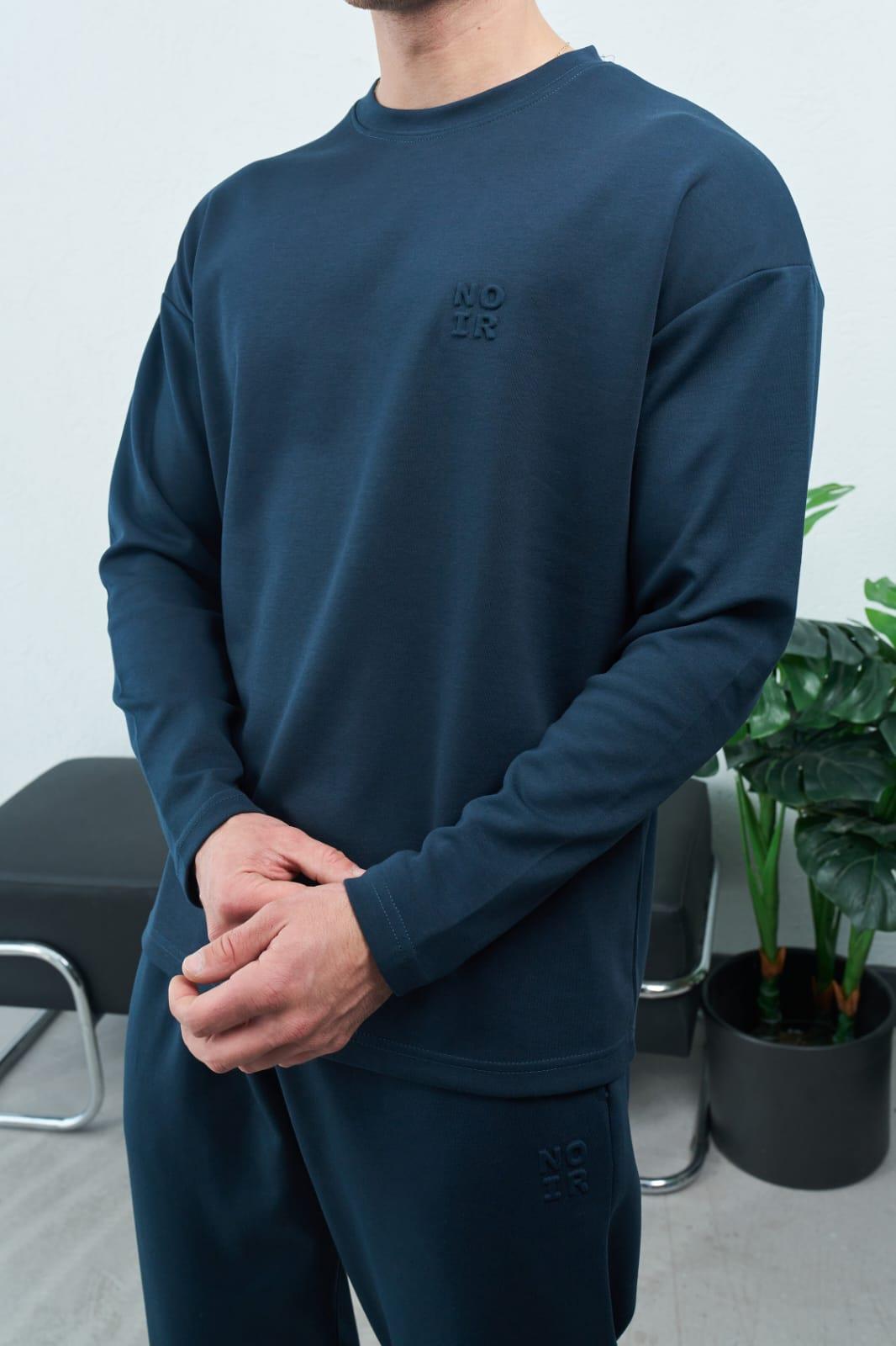 Wholesale Men's Navy Sweatshirt 1601FW26-2613