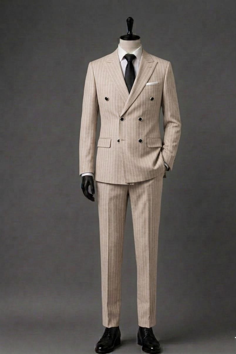 Wholesale Men's Navy Two-Piece Suit 1701-112