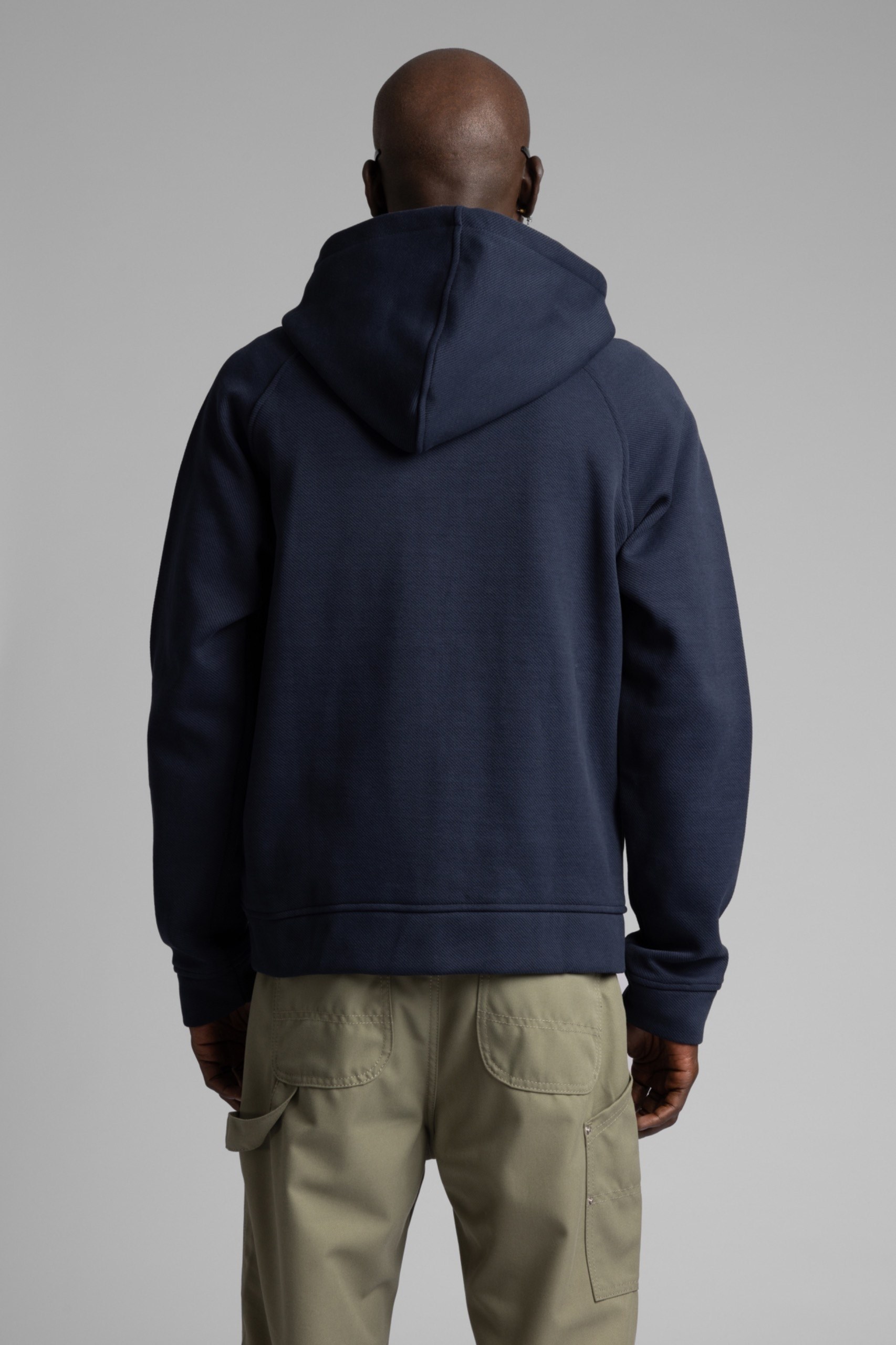 Wholesale Men's Navy Zip Sweatshirt  1503FW27-MRT-4628