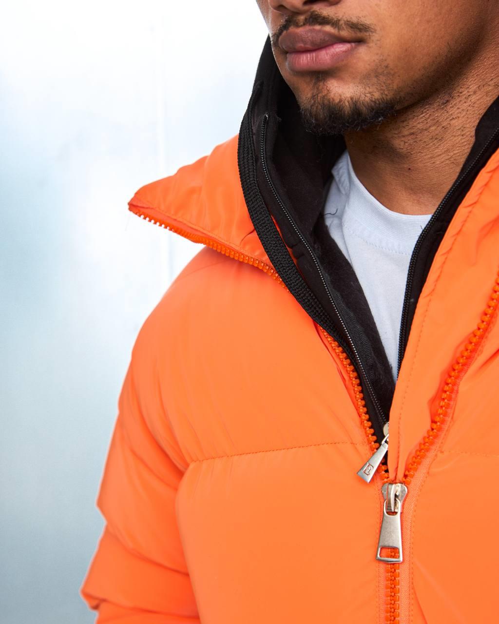 Wholesale Men's Orange Coat  1603W26-M1034 