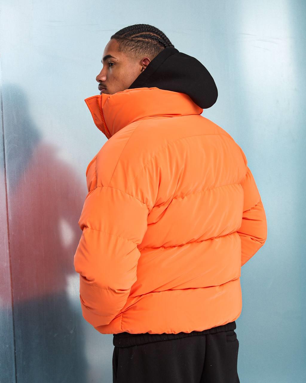 Wholesale Men's Orange Coat  1603W26-M1034 