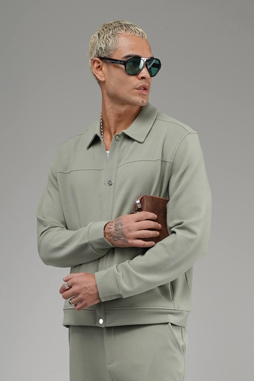 Wholesale Men's Pastel Mint Oversize Tracksuit 1690W26-135.
