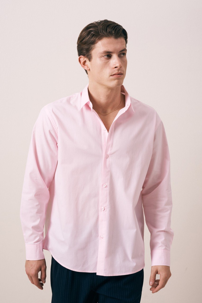 Wholesale Men's Pink Shirt 1609W26-6382 