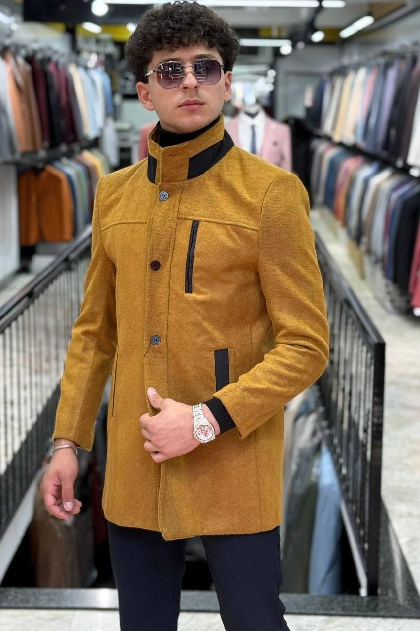 Wholesale Men's Saffron Coat 1701W26-047