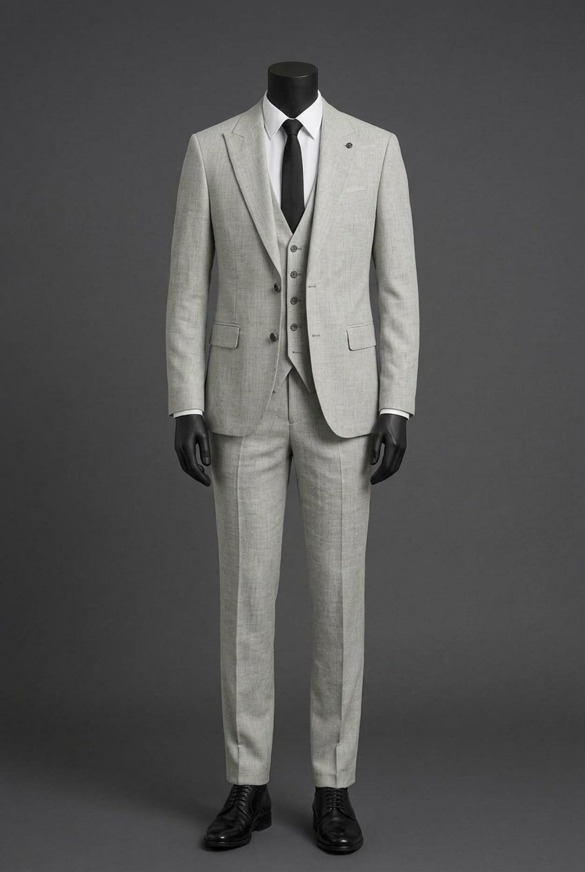 Wholesale Men's Sand Two-Piece Suit 1701-125