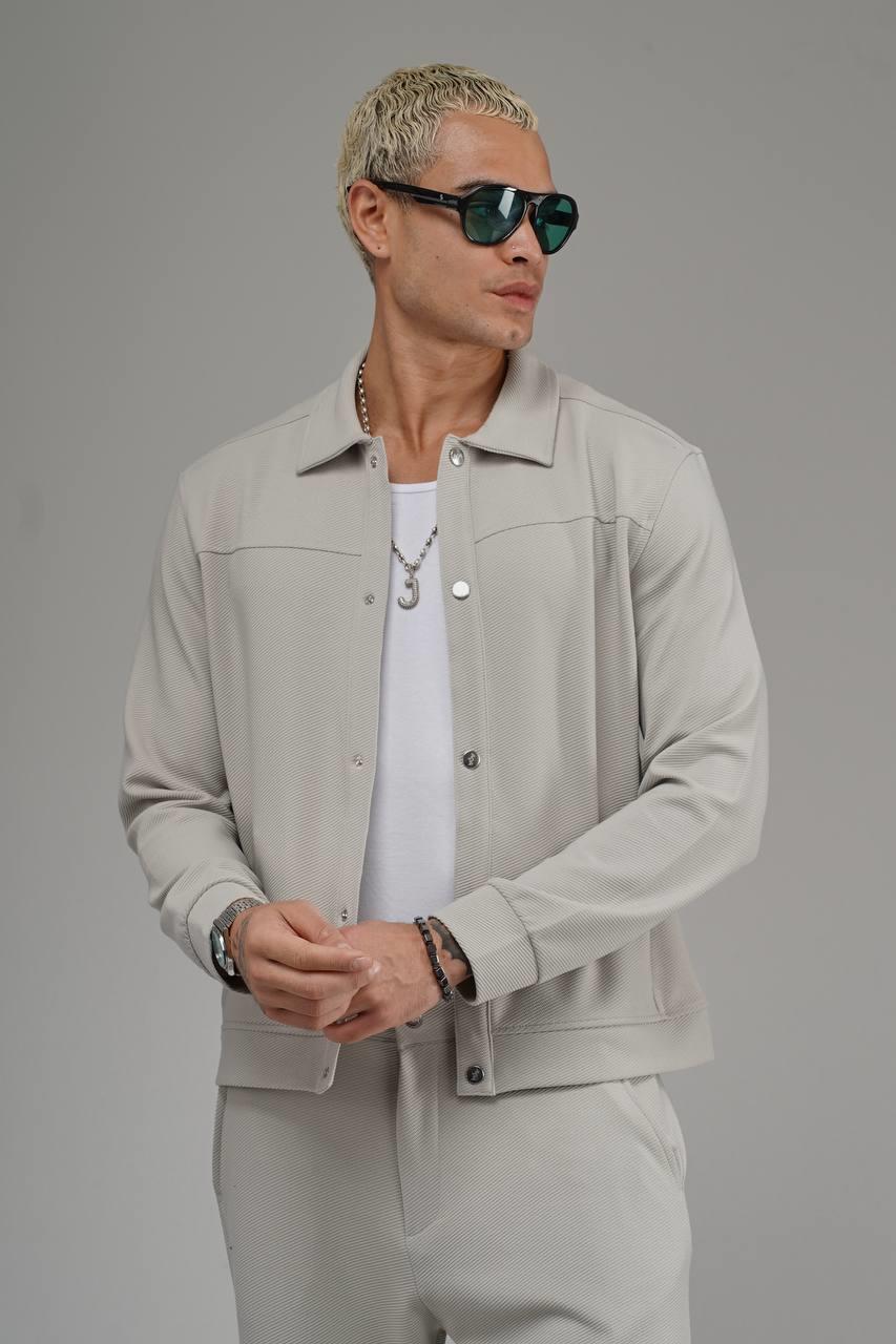 Wholesale Men's Stone Oversize Tracksuit 1690W26-135.