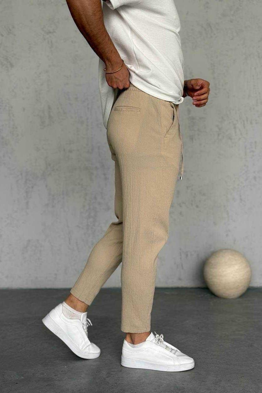 Wholesale Men's Stone Relaxed Fit Pants 1504W26-PNT5058