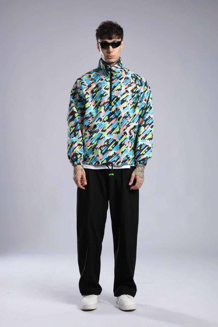 Wholesale Men's Turquoise Rain Coat 1503W26-TA-2312