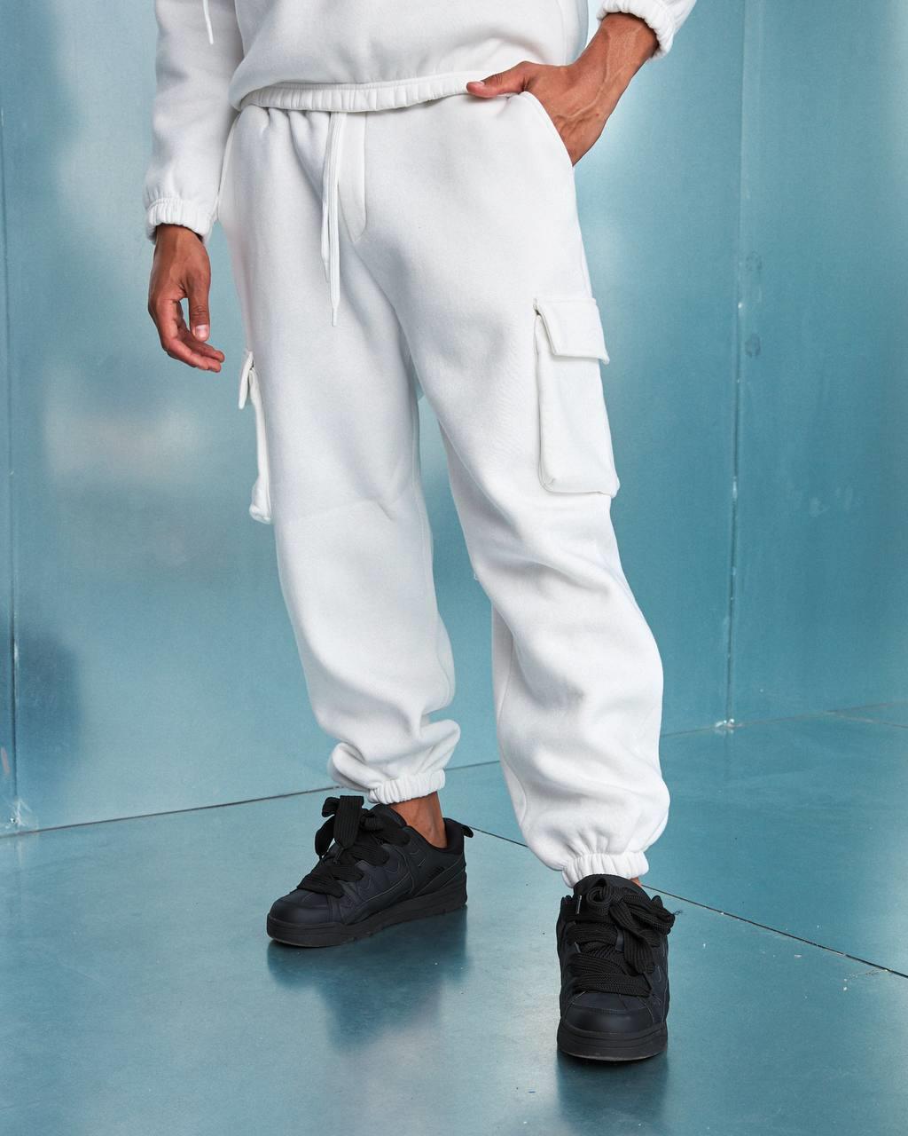 Wholesale Men's White Tracksuit 1603W26-1603W26-