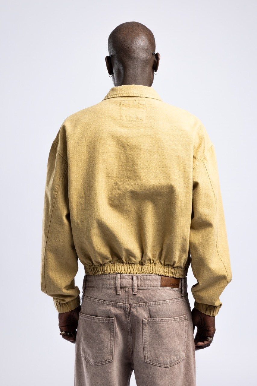 Wholesale Men's Yellow Jean Jackets 1503FW27-4645