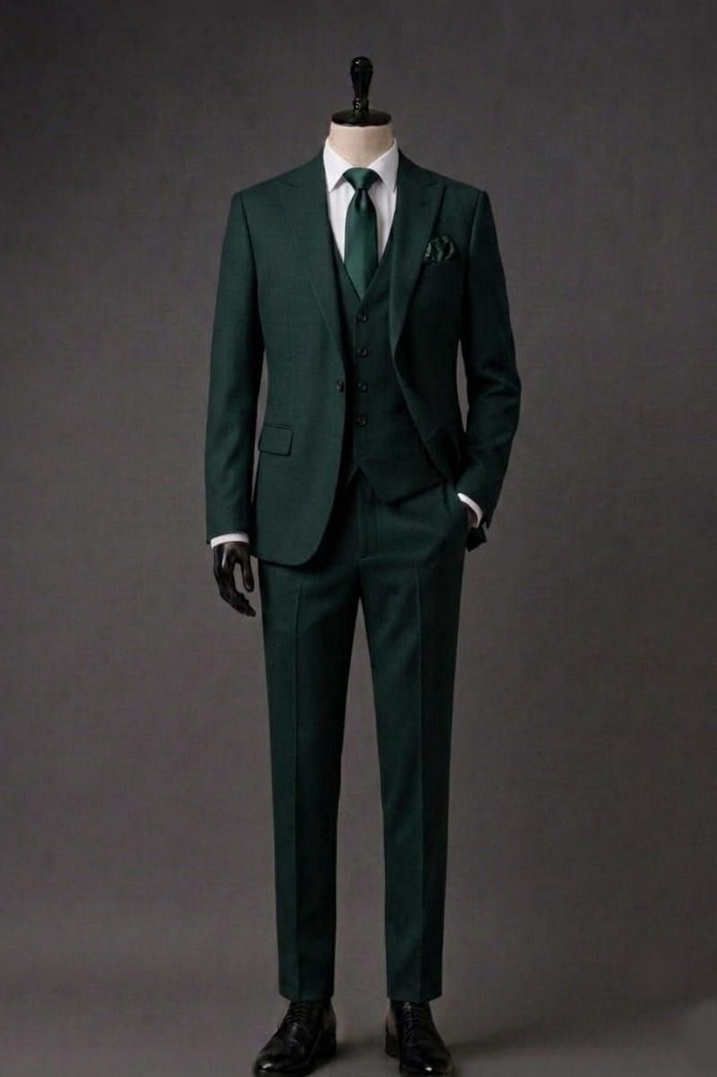 Wholesale Men's Yellow Three-Piece Suit 1701-116