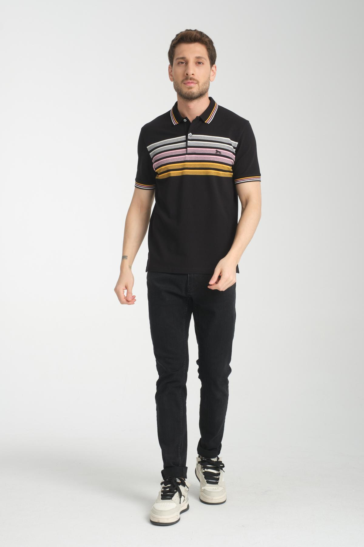 Wholesale Women Black T-shirt 736180