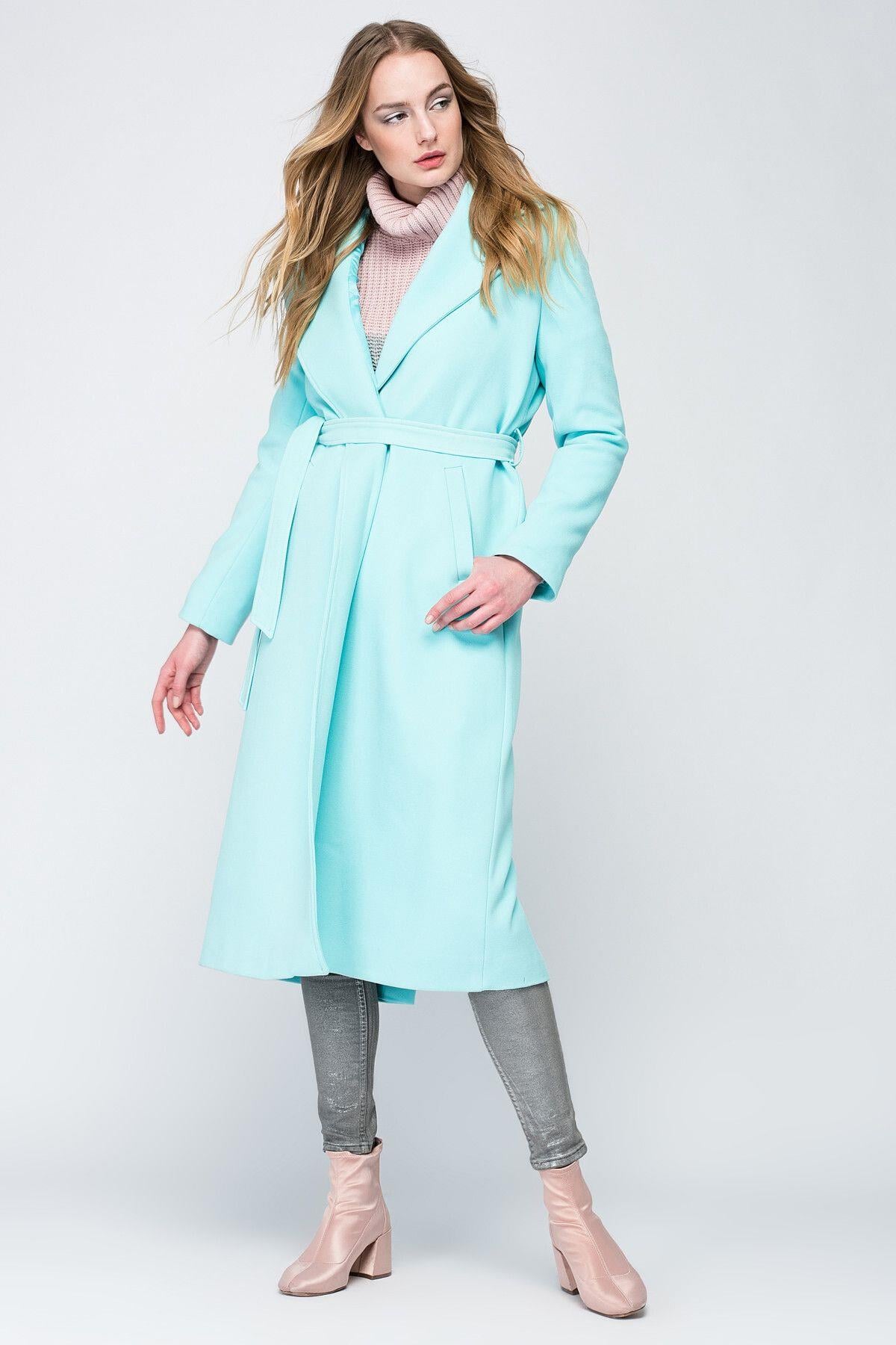 Wholesale Women's Aqua Blue Coat