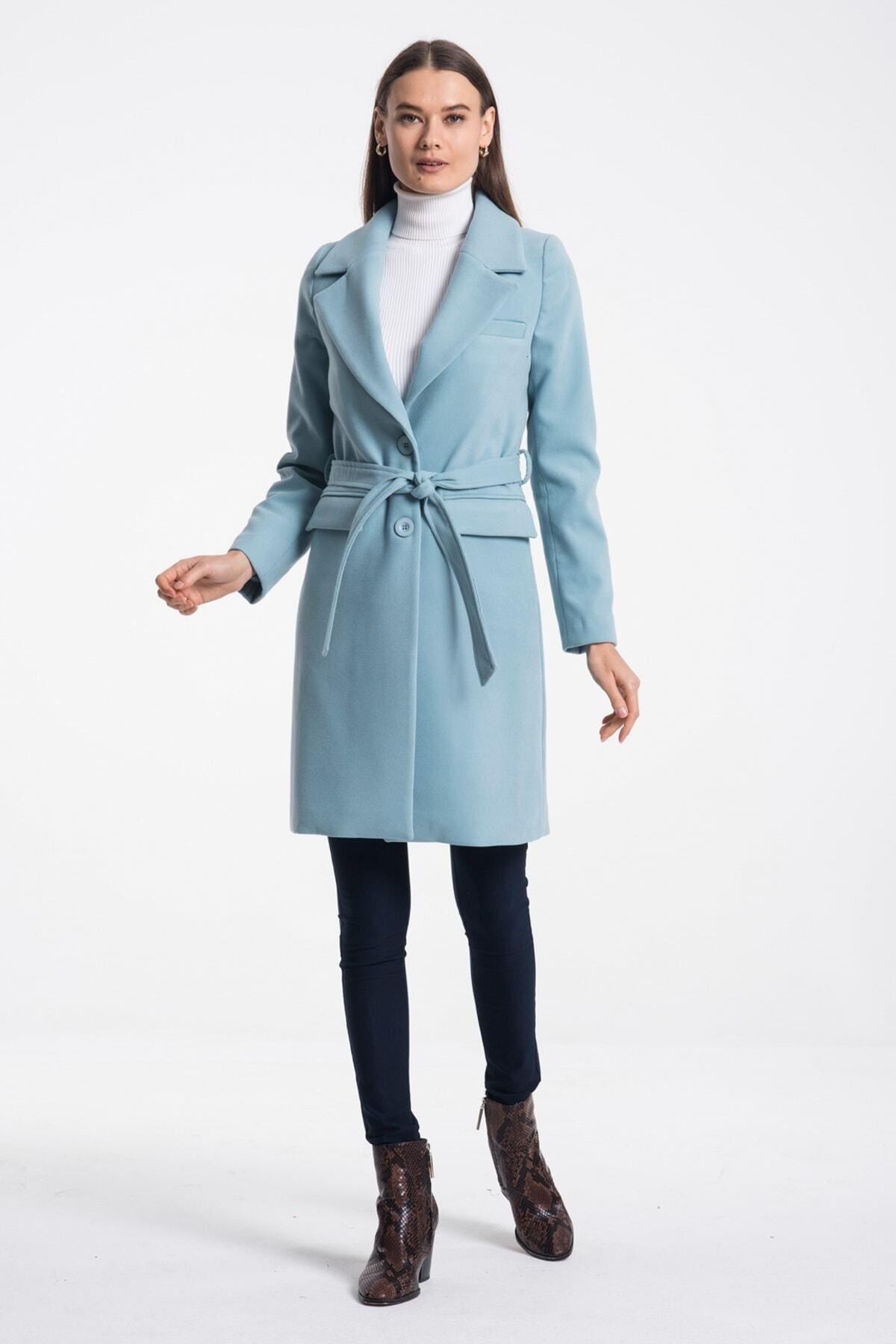 Wholesale Women's Baby Blue Coat