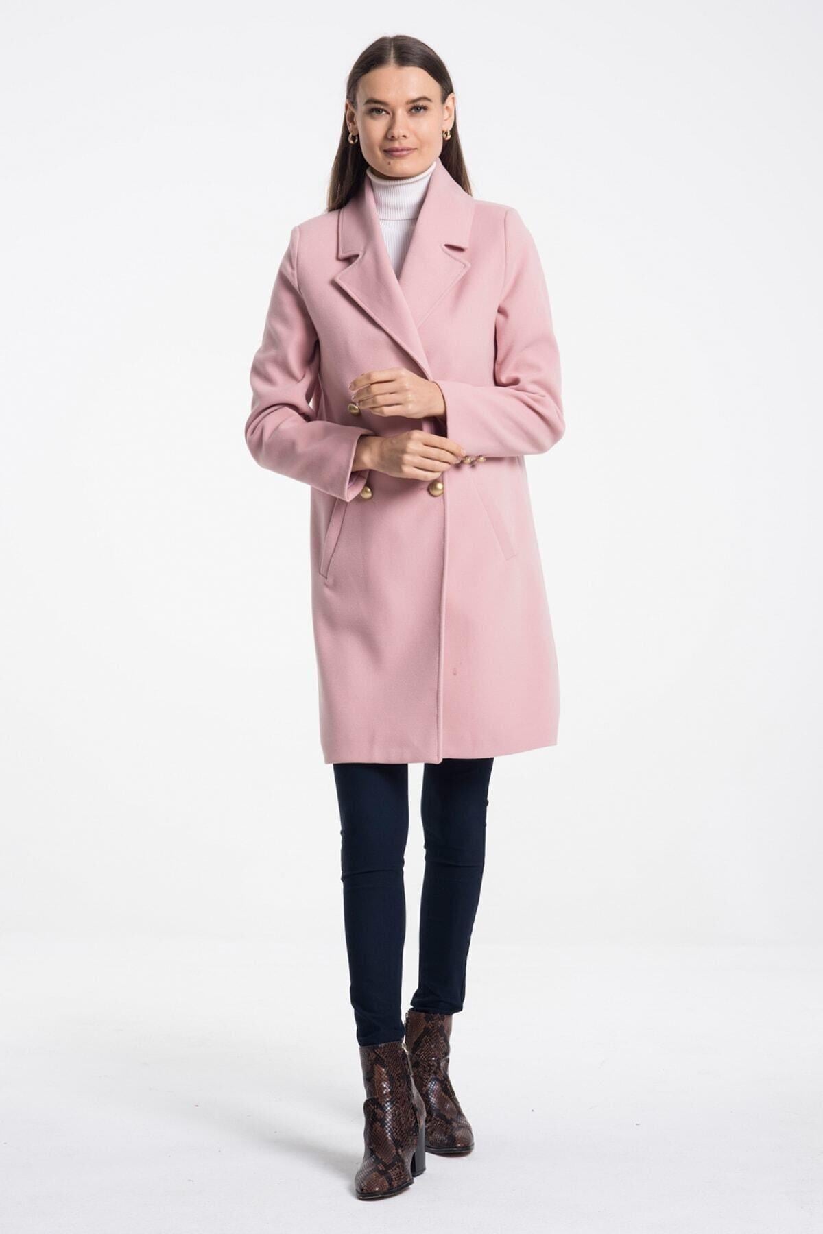 Wholesale Women's Baby Pink Coat