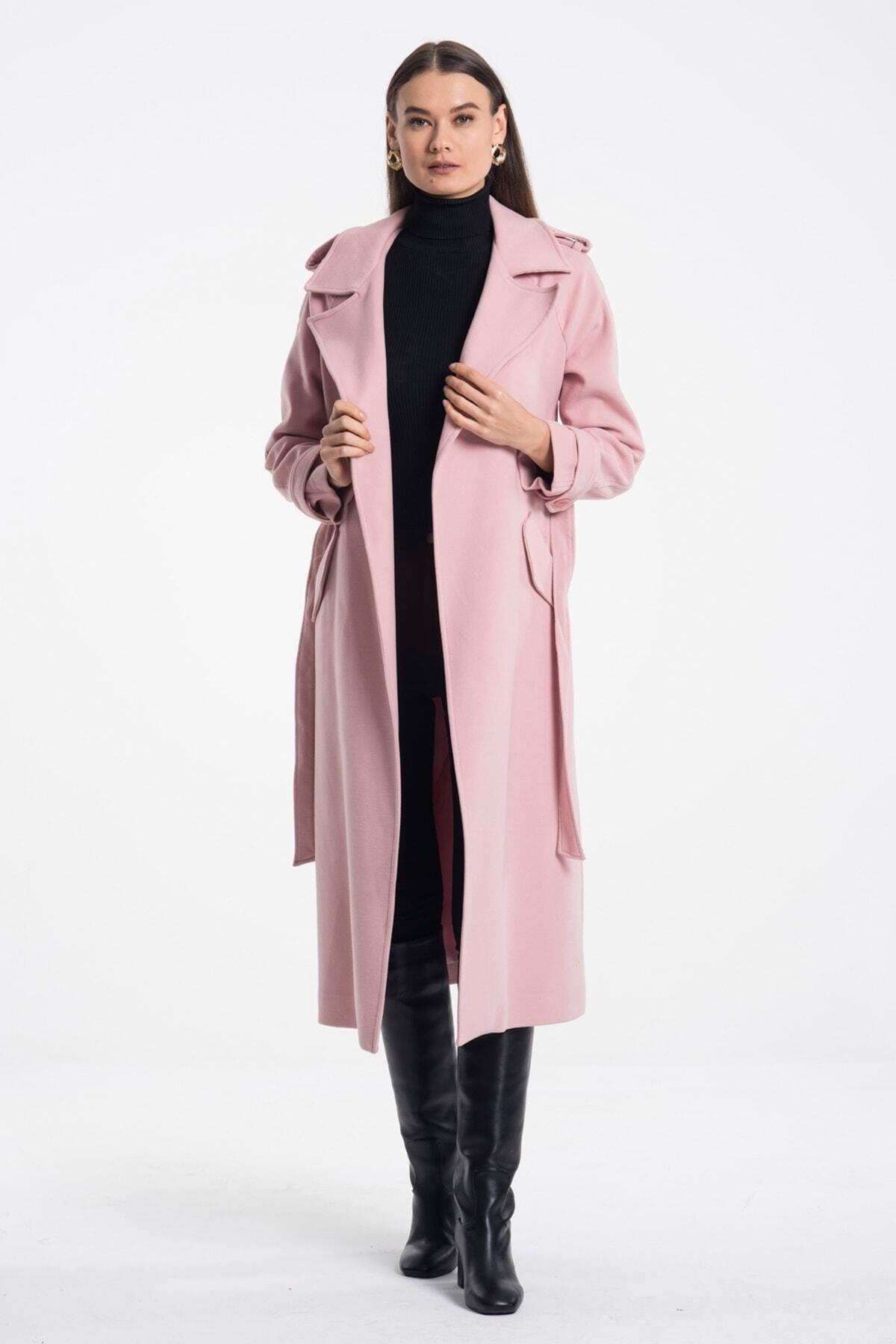 Wholesale Women's Baby Pink Coat
