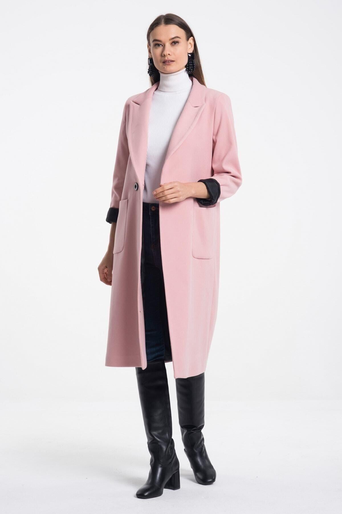 Wholesale Women's Baby Pink Coat