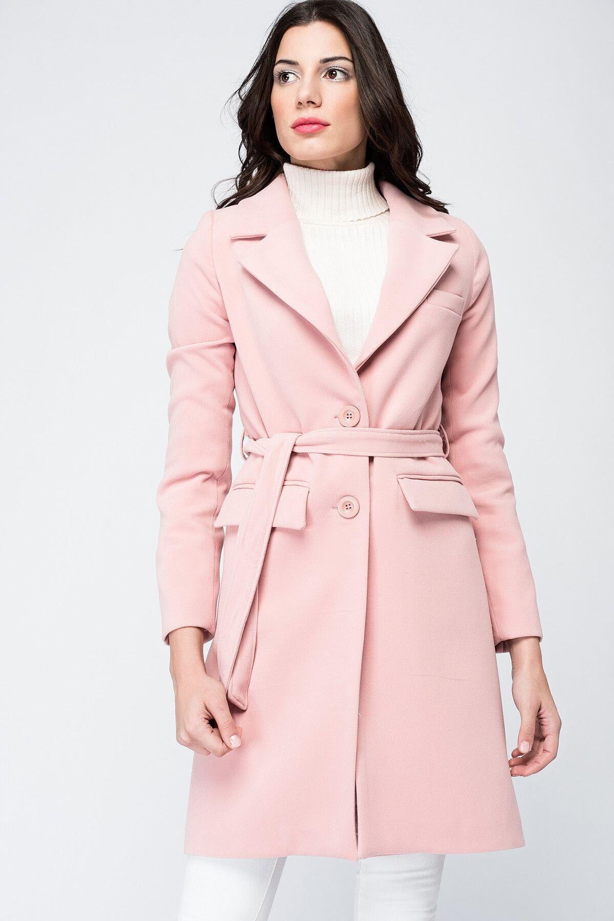 Wholesale Women's Baby Pink Coat