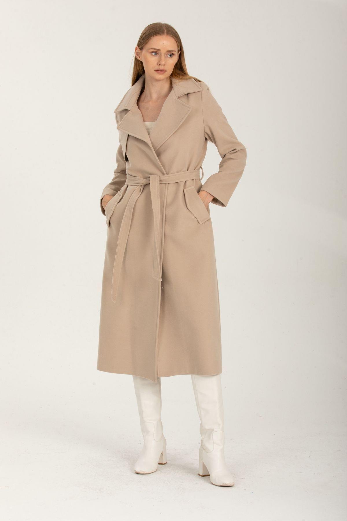 Wholesale Women's Beige Trench Coat