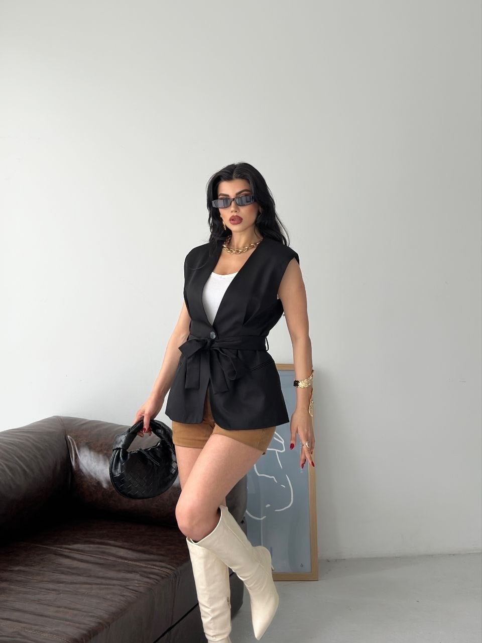 Wholesale Women's Black Blazer 0044-0067