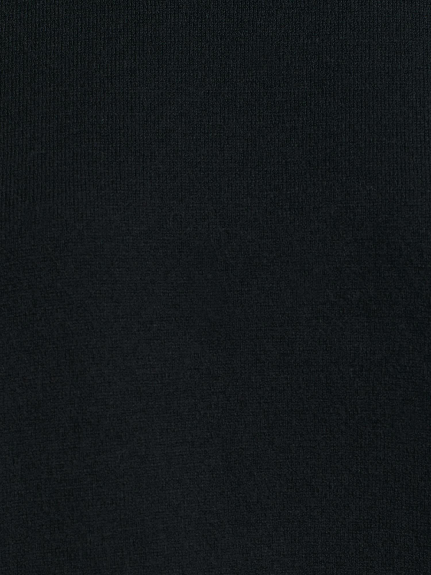 Wholesale Women's Black Crew-Neck Woolen Basic Knit Sweater 0431-10633