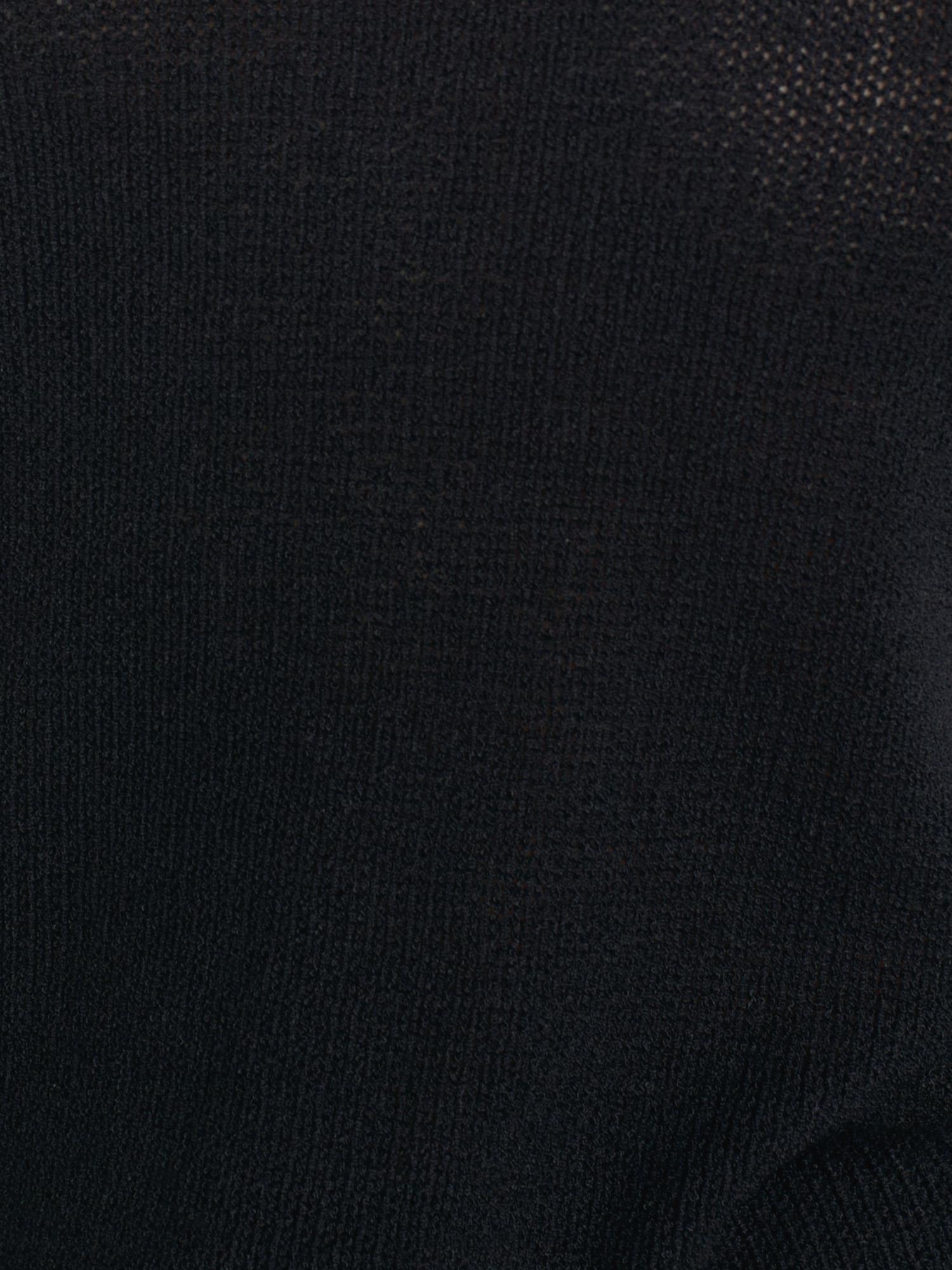 Wholesale Women's Black Scoop-Neck Flowy Sweater 0431W26-10706